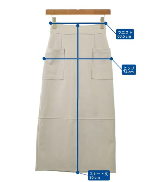 N. Natural Beauty Basic（エヌナチュラルビューティーベーシック）ロング・マキシ丈スカート ベージュ サイズ:S レディース/2200639316048