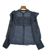 N. Natural Beauty Basic（エヌナチュラルビューティーベーシック）ブラウス 紺 サイズ:M レディース/2200628215109