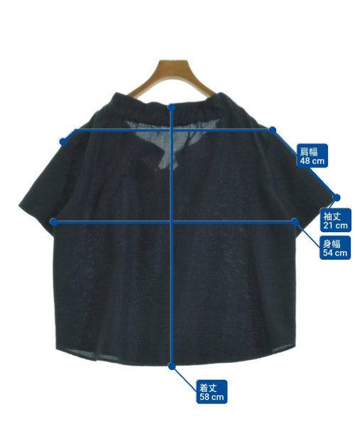 N. Natural Beauty Basic（エヌナチュラルビューティーベーシック）ブラウス 紺 サイズ:M レディース/2200617643081