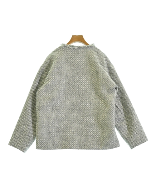 N. Natural Beauty Basic（エヌナチュラルビューティーベーシック）ノーカラージャケット グレー サイズ:M レディース/2200607333091