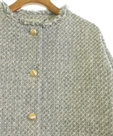 N. Natural Beauty Basic（エヌナチュラルビューティーベーシック）ノーカラージャケット グレー サイズ:M レディース/2200607333091