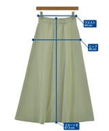 N. Natural Beauty Basic（エヌナチュラルビューティーベーシック）ロング・マキシ丈スカート 緑 サイズ:M レディース/2200608688046