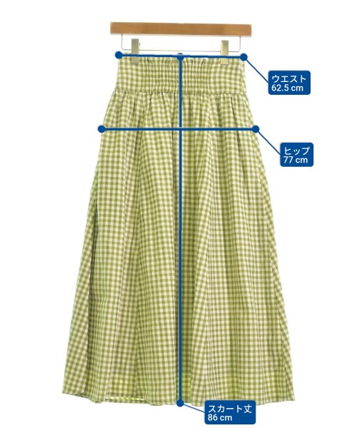 N. Natural Beauty Basic（エヌナチュラルビューティーベーシック）ロング・マキシ丈スカート 緑 サイズ:M レディース/2200605103030