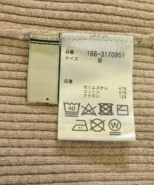 N. Natural Beauty Basic（エヌナチュラルビューティーベーシック）ニット・セーター ベージュ サイズ:M レディース/2200674510081