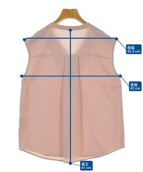 N. Natural Beauty Basic（エヌナチュラルビューティーベーシック）ブラウス ピンク サイズ:M レディース/2200674856011