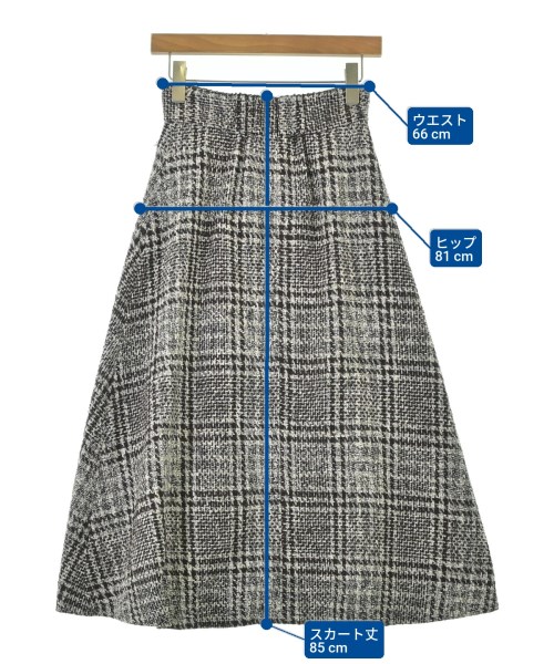 N. Natural Beauty Basic（エヌナチュラルビューティーベーシック）ロング・マキシ丈スカート 茶 サイズ:S レディース/2200674073036