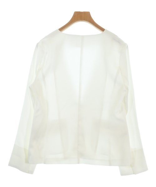 N. Natural Beauty Basic（エヌナチュラルビューティーベーシック）ノーカラージャケット 白 サイズ:M レディース/2200692869086