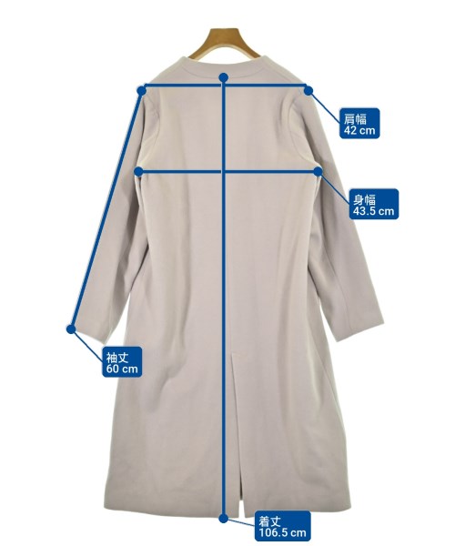 N. Natural Beauty Basic（エヌナチュラルビューティーベーシック）チェスターコート グレー サイズ:M レディース/2200697173041