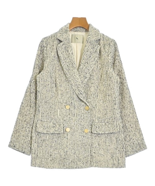 N. Natural Beauty Basic(エヌナチュラルビューティーベーシック)テーラードジャケット 白 サイズ:S/2200645168211