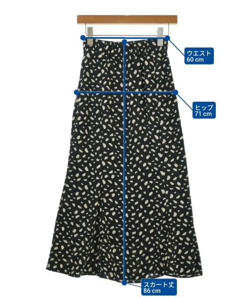 N. Natural Beauty Basic（エヌナチュラルビューティーベーシック）ロング・マキシ丈スカート 黒 サイズ:S レディース/2200656397099