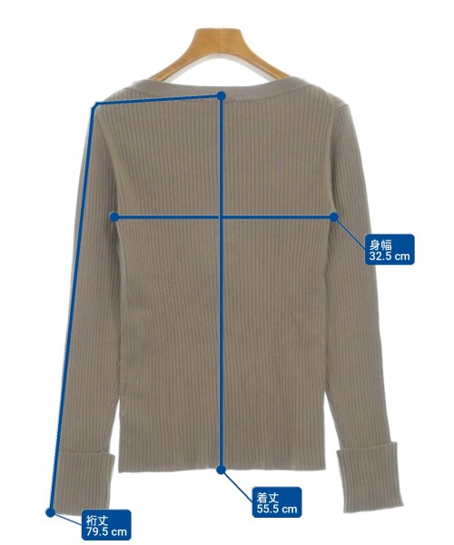 N. Natural Beauty Basic（エヌナチュラルビューティーベーシック）ニット・セーター グレー サイズ:M レディース/2200700011117