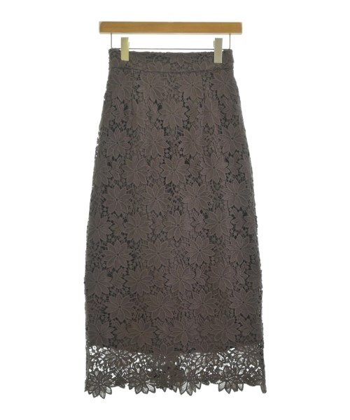 N. Natural Beauty Basic(エヌナチュラルビューティーベーシック)ロング・マキシ丈スカート 茶 サイズ:M/2200634650062