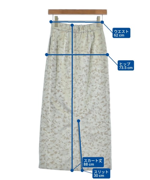 N. Natural Beauty Basic（エヌナチュラルビューティーベーシック）ロング・マキシ丈スカート グレー サイズ:M レディース/2200645732085