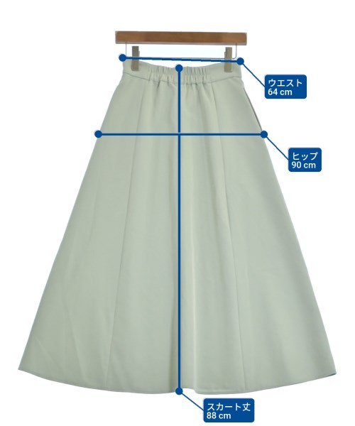 N. Natural Beauty Basic（エヌナチュラルビューティーベーシック）ロング・マキシ丈スカート 緑 サイズ:M レディース/2200639048055