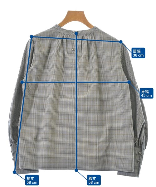 N. Natural Beauty Basic（エヌナチュラルビューティーベーシック）ブラウス グレー サイズ:M レディース/2200650895157