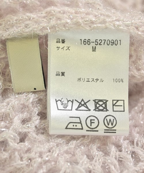 N. Natural Beauty Basic（エヌナチュラルビューティーベーシック）ニット・セーター ピンク サイズ:M レディース/2200692172056