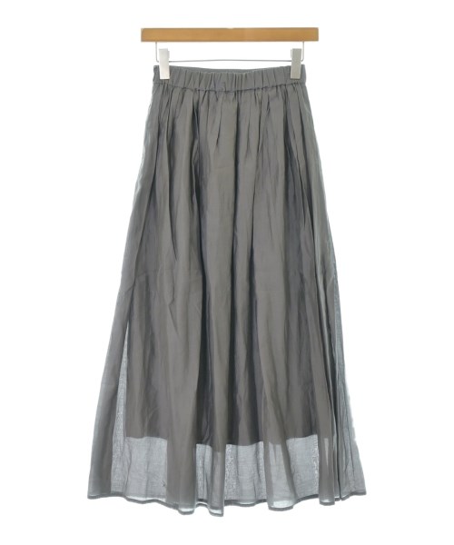 N. Natural Beauty Basic（エヌナチュラルビューティーベーシック）ロング・マキシ丈スカート グレー サイズ:M レディース/2200701110031