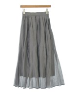 N. Natural Beauty Basic（エヌナチュラルビューティーベーシック）ロング・マキシ丈スカート グレー サイズ:M レディース/2200701110031