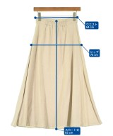 N. Natural Beauty Basic（エヌナチュラルビューティーベーシック）ロング・マキシ丈スカート ベージュ サイズ:M レディース/2200706908107