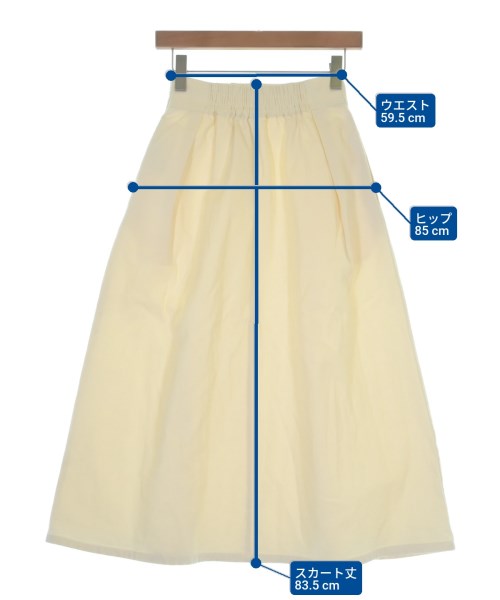 N. Natural Beauty Basic（エヌナチュラルビューティーベーシック）ロング・マキシ丈スカート 白 サイズ:M レディース/2200662146025