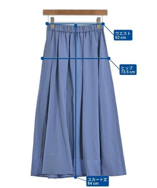 N. Natural Beauty Basic（エヌナチュラルビューティーベーシック）ロング・マキシ丈スカート 青 サイズ:S レディース/2200668302012