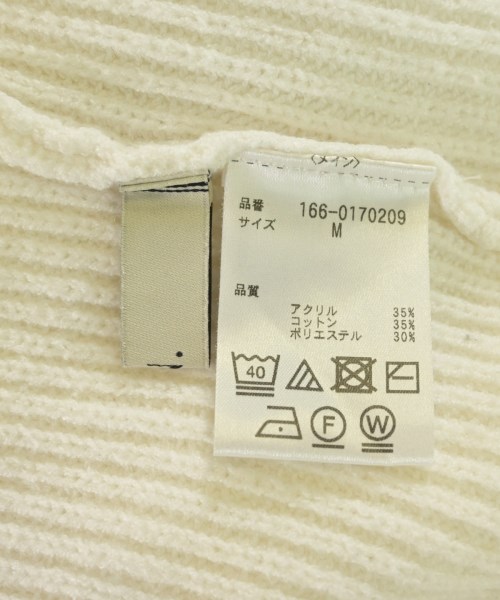 N. Natural Beauty Basic（エヌナチュラルビューティーベーシック）ニット・セーター 白 サイズ:M レディース/2200725671068