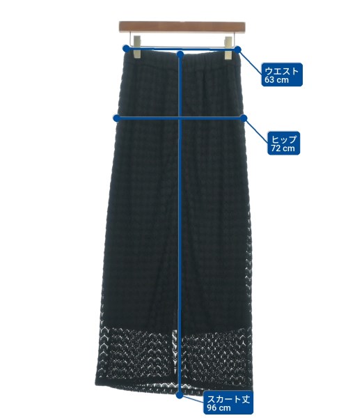 N. Natural Beauty Basic（エヌナチュラルビューティーベーシック）ロング・マキシ丈スカート 黒 サイズ:M レディース/2200725217075
