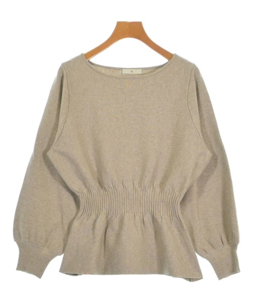 N. Natural Beauty Basic(エヌナチュラルビューティーベーシック)ニット・セーター ベージュ サイズ:M/2200678805084