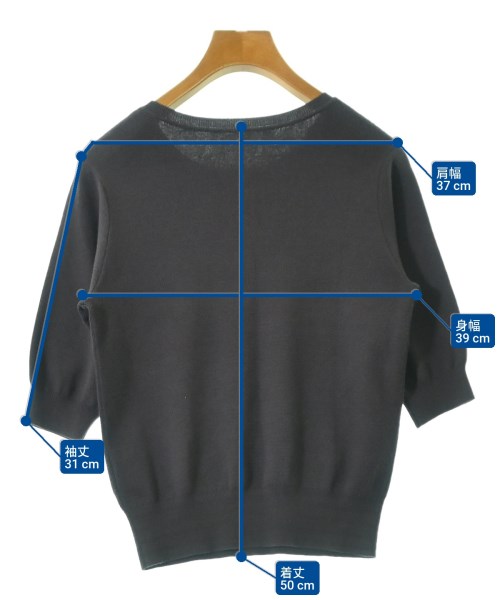 N. Natural Beauty Basic（エヌナチュラルビューティーベーシック）ニット・セーター グレー サイズ:M レディース/2200679742036