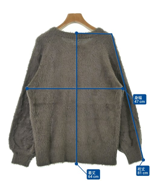 N. Natural Beauty Basic（エヌナチュラルビューティーベーシック）ニット・セーター グレー サイズ:M レディース/2200683184099