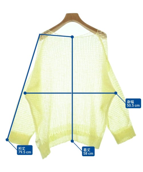 N. Natural Beauty Basic（エヌナチュラルビューティーベーシック）ニット・セーター 黄 サイズ:M レディース/2200683184129