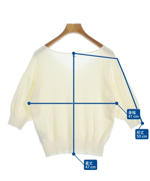 N. Natural Beauty Basic（エヌナチュラルビューティーベーシック）ニット・セーター 白 サイズ:M レディース/2200683717013