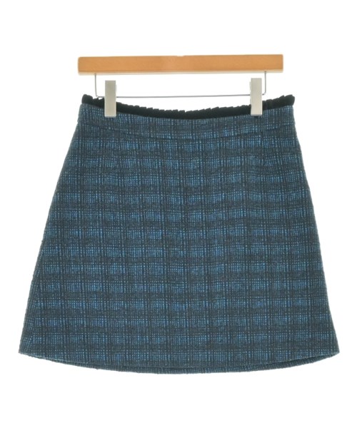 MANOUSH(マヌーシュ)ミニスカート 青 サイズ:40(M位)/2200644382045