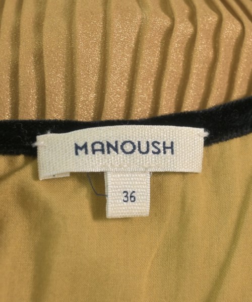 MANOUSH（マヌーシュ）ワンピース 黄 サイズ:36(S位) レディース/2200600940050