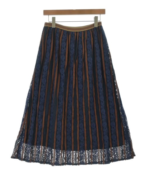 WHO'S WHO GALLERY（フーズフーギャラリー）ロング・マキシ丈スカート 紺 サイズ:M レディース/2200633925048