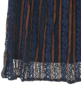 WHO'S WHO GALLERY（フーズフーギャラリー）ロング・マキシ丈スカート 紺 サイズ:M レディース/2200633925048