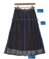 WHO'S WHO GALLERY（フーズフーギャラリー）ロング・マキシ丈スカート 紺 サイズ:M レディース/2200633925048