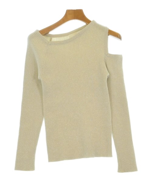 WHO'S WHO GALLERY(フーズフーギャラリー)ニット・セーター ベージュ サイズ:F/2200679046073