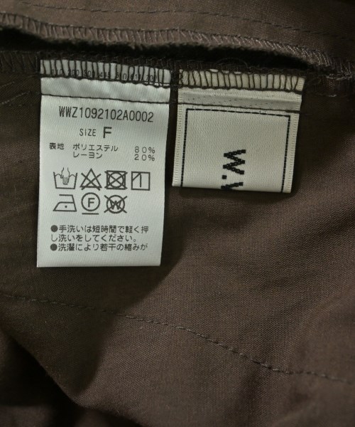 WHO'S WHO GALLERY（フーズフーギャラリー）スラックス 茶 サイズ:F メンズ/2200655703341