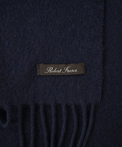 ROBERT FRASER（ロバートフレイザー）マフラー 紺 サイズ:- レディース/2200672140174
