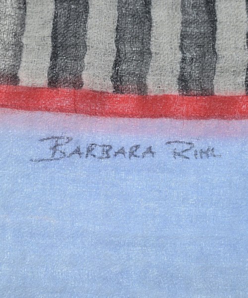 BARBARA RIHL（バーバラリール）ストール 青 サイズ:- レディース/2200696136641