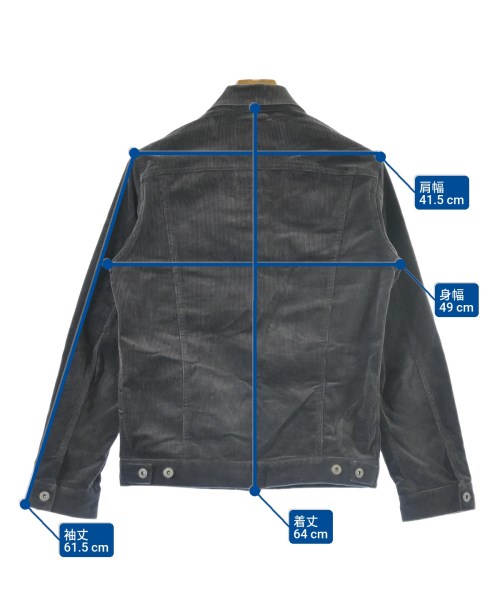 ROSSO（ロッソ）ブルゾン グレー サイズ:S メンズ/2200622057064