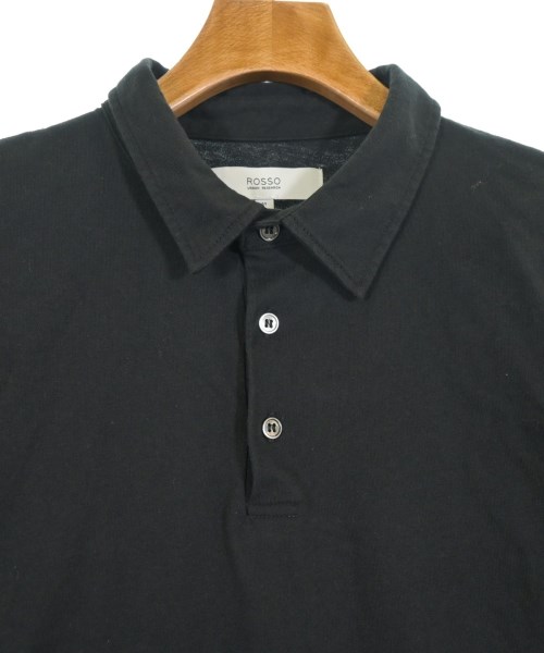 ROSSO（ロッソ）ポロシャツ 黒 サイズ:M メンズ/2200618766093
