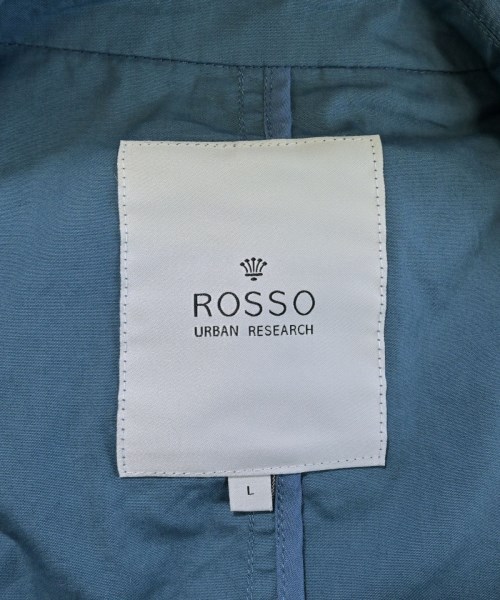 ROSSO（ロッソ）ステンカラーコート 青 サイズ:L メンズ/2200706220018