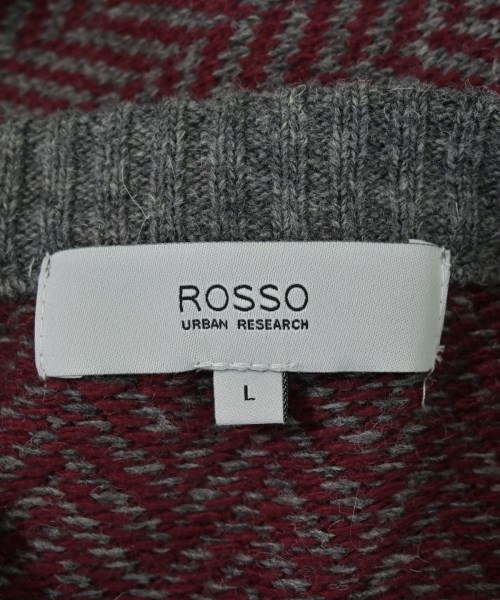 ROSSO（ロッソ）ニット・セーター 赤 サイズ:L メンズ/2200736011068