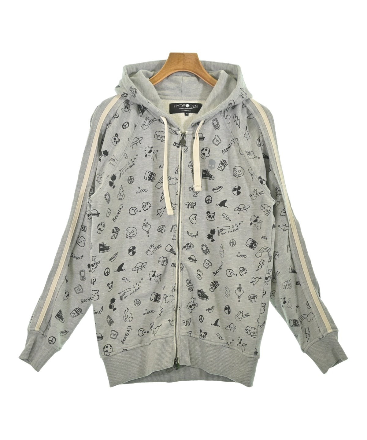 HYDROGEN（ハイドロゲン）パーカー グレー サイズ:M メンズ