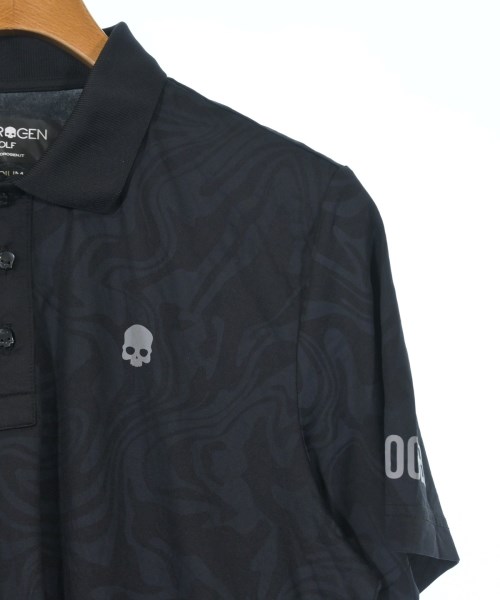 HYDROGEN（ハイドロゲン）ポロシャツ 黒 サイズ:M メンズ/2200644773065
