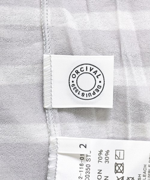 ORCIVAL（オーシバル）Tシャツ・カットソー グレー サイズ:2(L位) レディース/2200641333040
