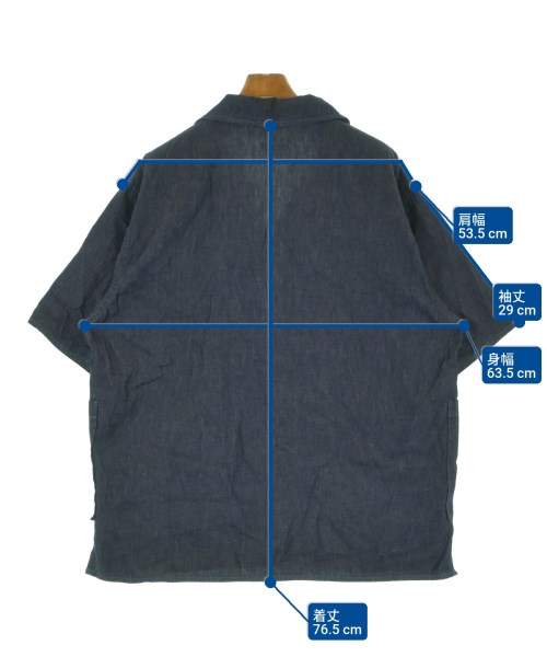 ORCIVAL（オーシバル）カジュアルシャツ 紺 サイズ:4(M位) メンズ/2200621735024