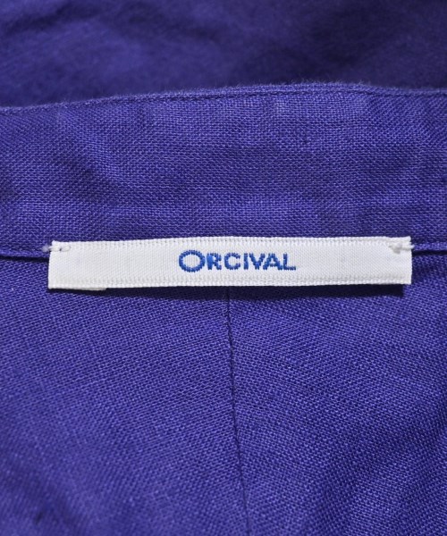 ORCIVAL（オーシバル）シャツワンピース 紫 サイズ:1(M位) レディース/2200608706085